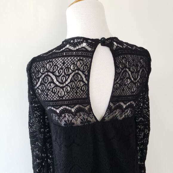 Milly of New York Lace Silk Long Sleeve Dress Shift Dress Women 2 - Picture 7 of 13